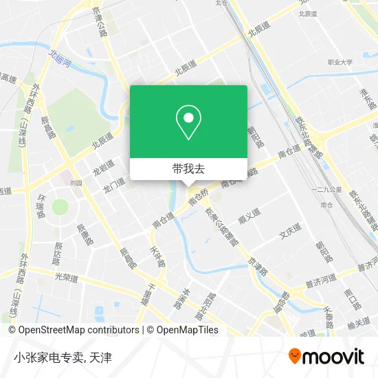 小张家电专卖地图