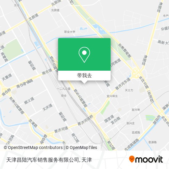 天津昌陆汽车销售服务有限公司地图