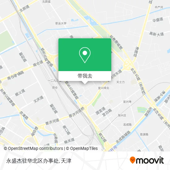 永盛杰驻华北区办事处地图