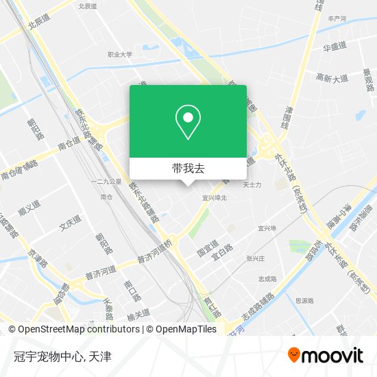 冠宇宠物中心地图