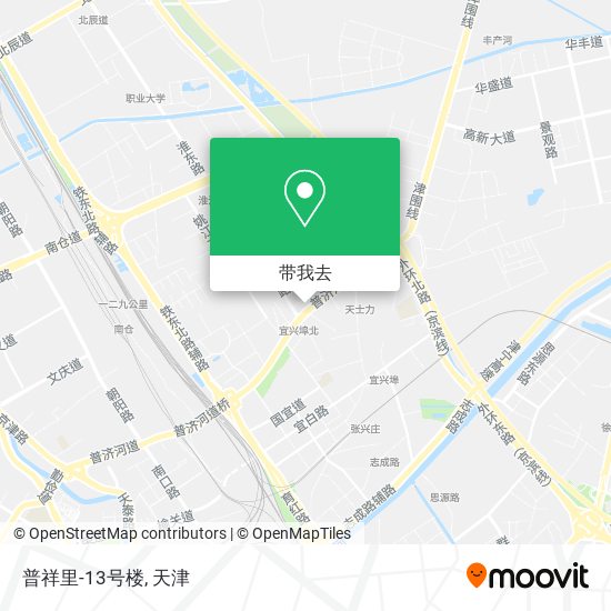 普祥里-13号楼地图