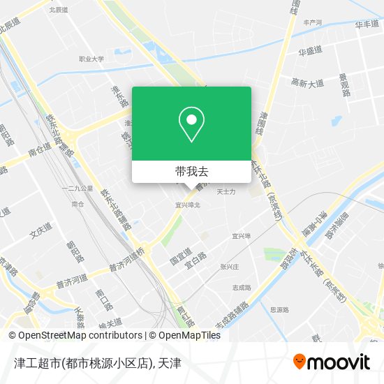 津工超市(都市桃源小区店)地图
