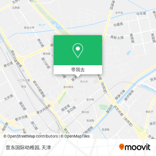 普东国际幼稚园地图