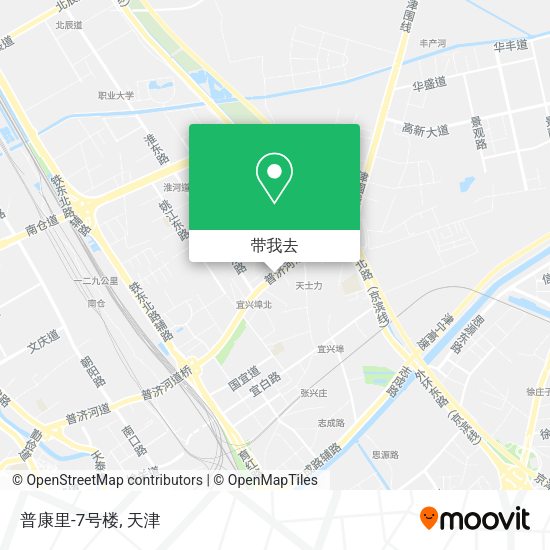 普康里-7号楼地图