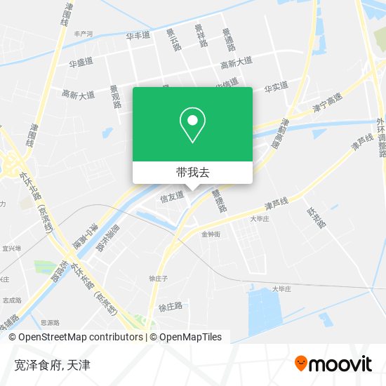 宽泽食府地图
