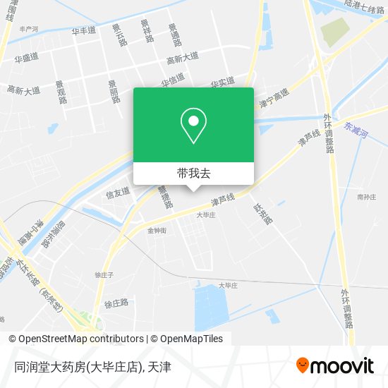 同润堂大药房(大毕庄店)地图
