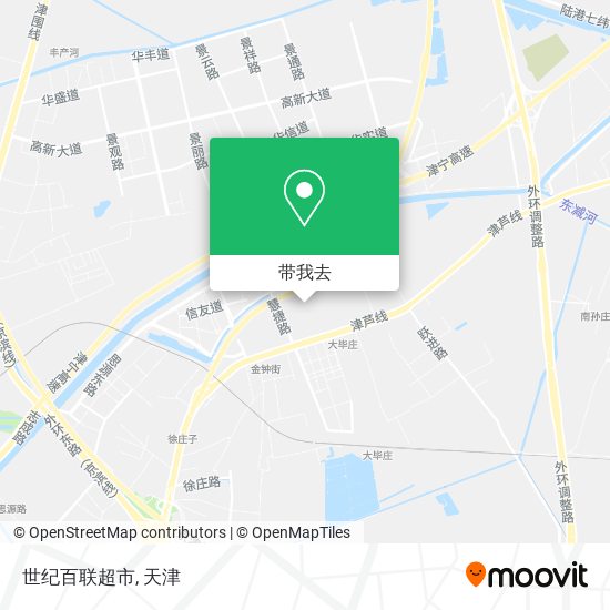 世纪百联超市地图