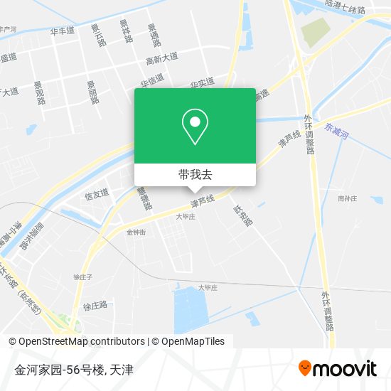 金河家园-56号楼地图
