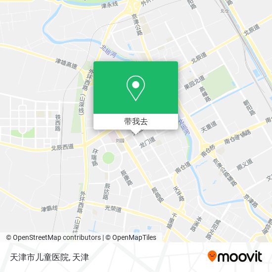 天津市儿童医院地图
