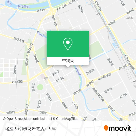 瑞澄大药房(龙岩道店)地图