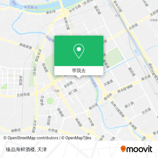 臻品海鲜酒楼地图
