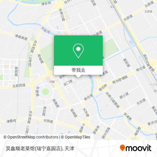 昊鑫顺老菜馆(瑞宁嘉园店)地图