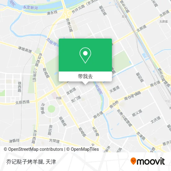 乔记鞑子烤羊腿地图