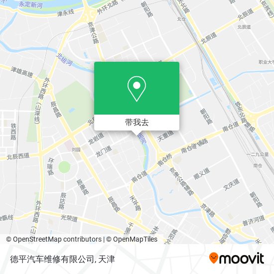 德平汽车维修有限公司地图