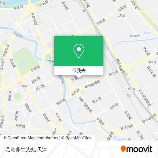 足道养生艾灸地图