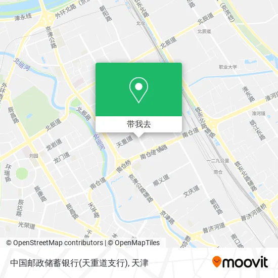 中国邮政储蓄银行(天重道支行)地图