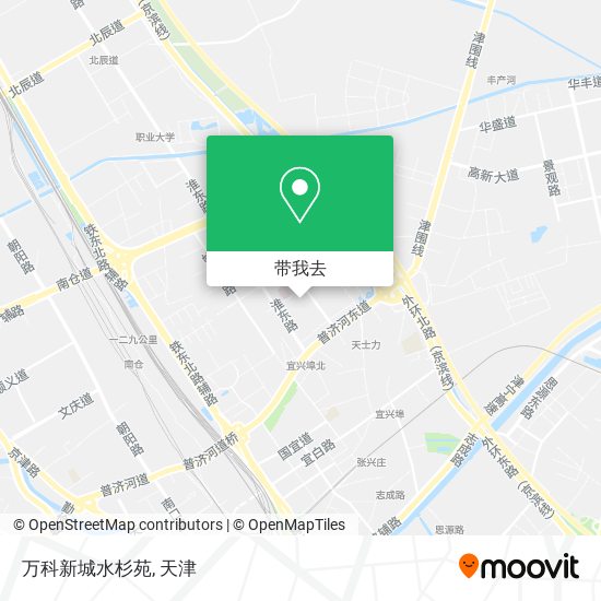 万科新城水杉苑地图