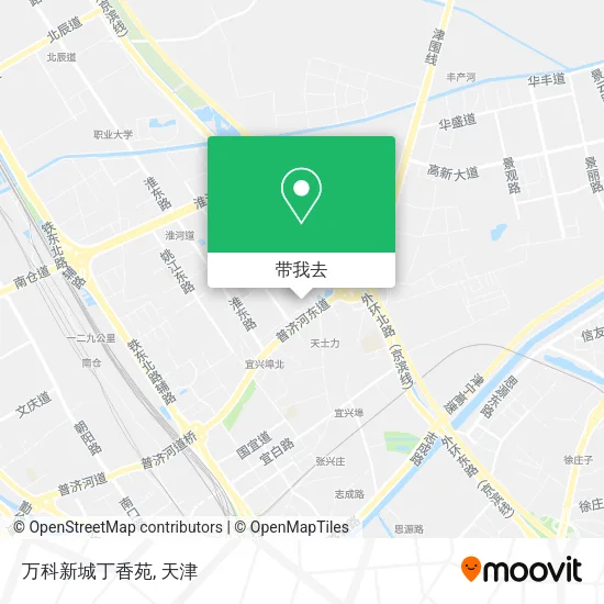 万科新城丁香苑地图