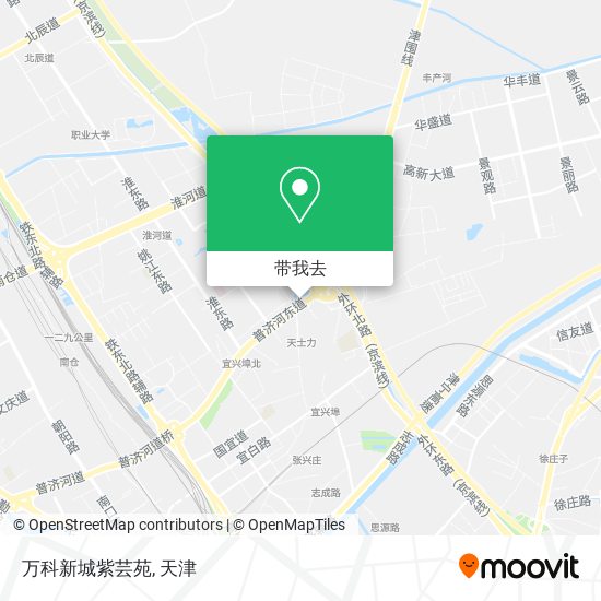 万科新城紫芸苑地图