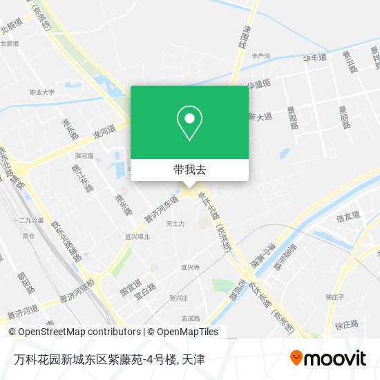 万科花园新城东区紫藤苑-4号楼地图