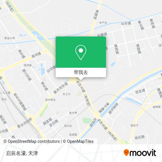 启辰名濠地图