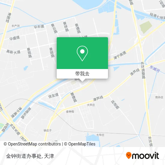 金钟街道办事处地图
