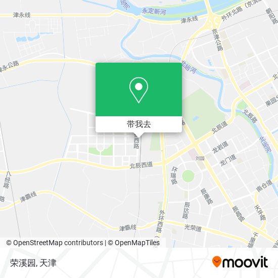 荣溪园地图