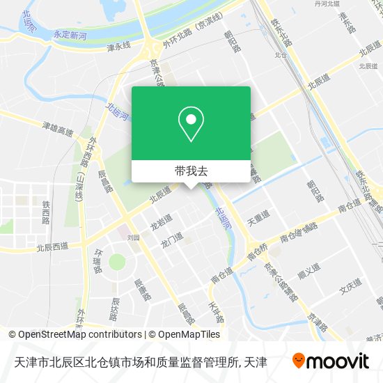 天津市北辰区北仓镇市场和质量监督管理所地图