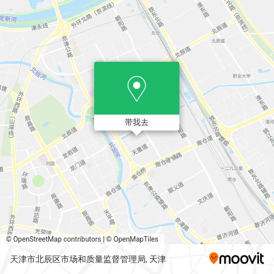天津市北辰区市场和质量监督管理局地图