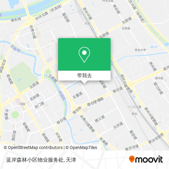 蓝岸森林小区物业服务处地图