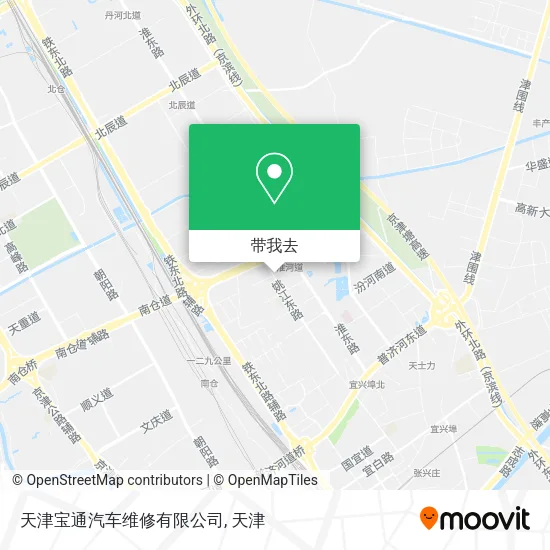 天津宝通汽车维修有限公司地图