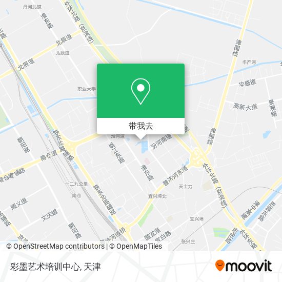 彩墨艺术培训中心地图