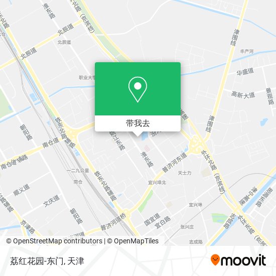 荔红花园-东门地图
