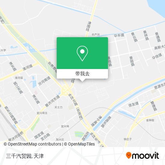 三千汽贸园地图