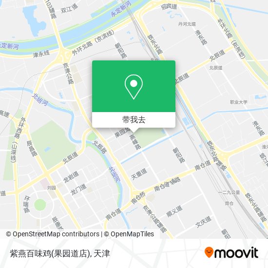 紫燕百味鸡(果园道店)地图
