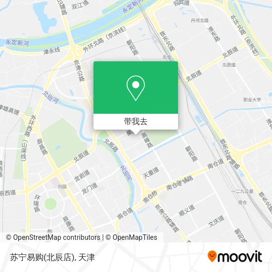 苏宁易购(北辰店)地图