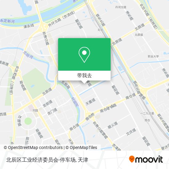 北辰区工业经济委员会-停车场地图