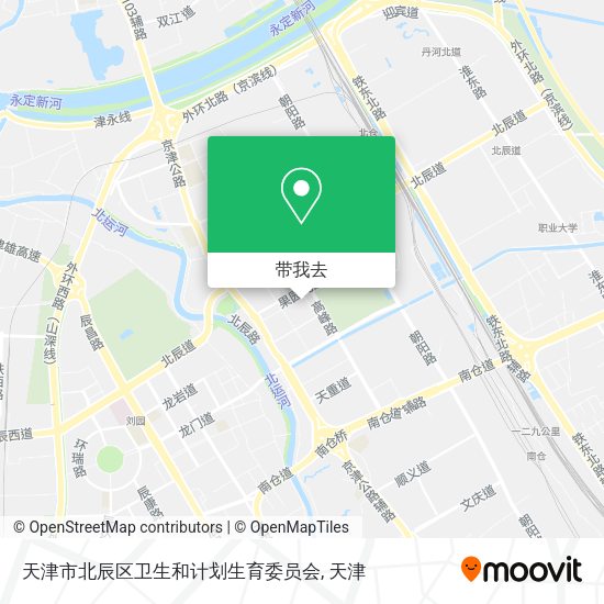 天津市北辰区卫生和计划生育委员会地图