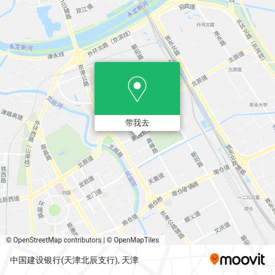 中国建设银行(天津北辰支行)地图