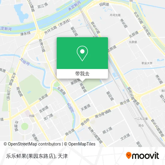 乐乐鲜果(果园东路店)地图