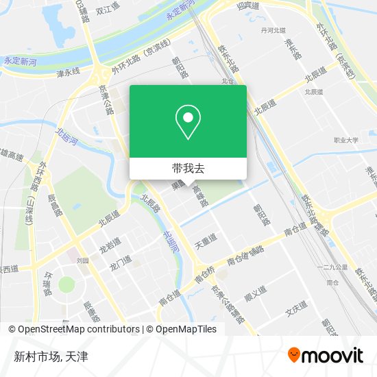 新村市场地图
