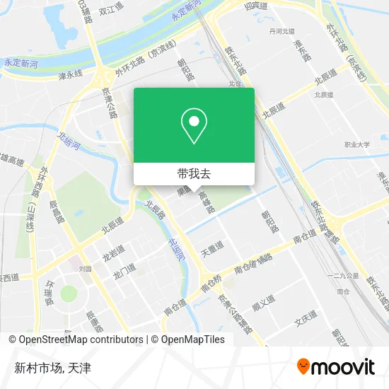 新村市场地图
