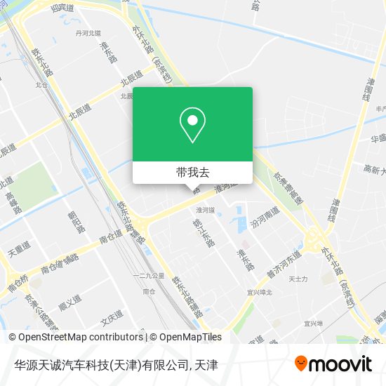 华源天诚汽车科技(天津)有限公司地图