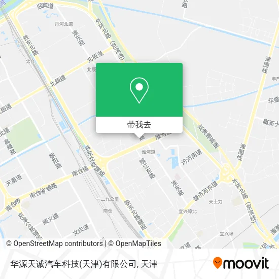 华源天诚汽车科技(天津)有限公司地图