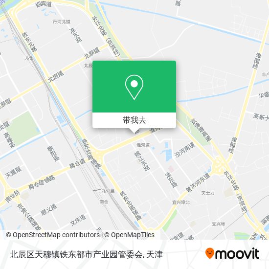 北辰区天穆镇铁东都市产业园管委会地图