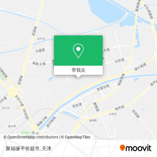 聚福缘平价超市地图