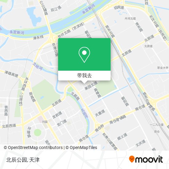 北辰公园地图