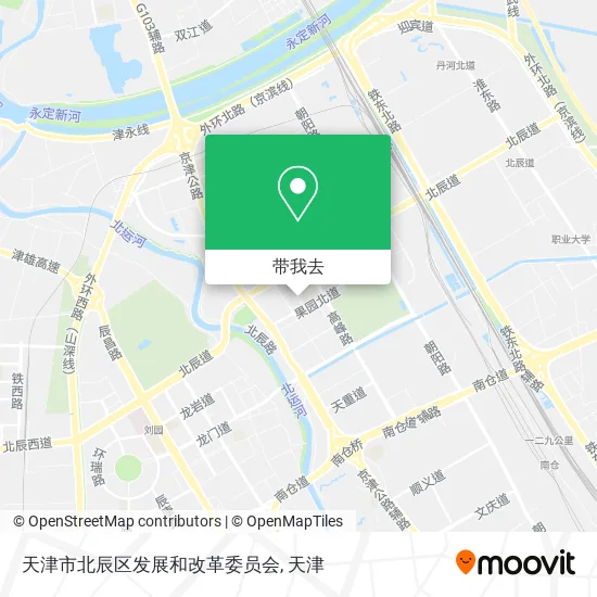 天津市北辰区发展和改革委员会地图