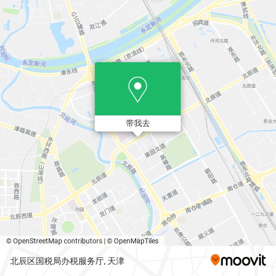 北辰区国税局办税服务厅地图