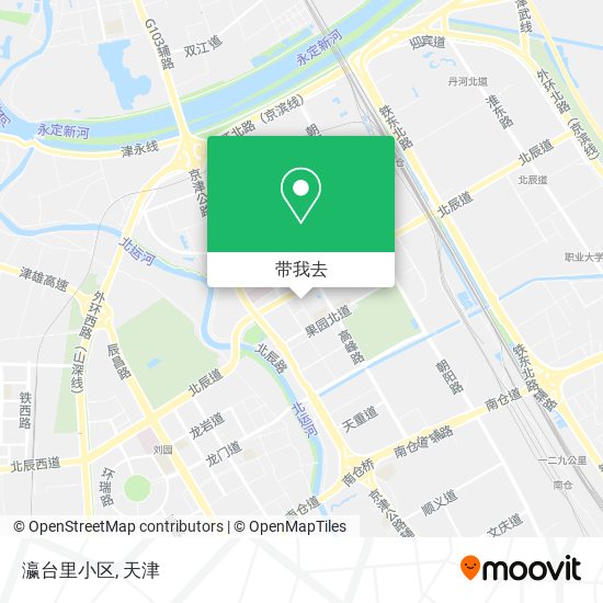 瀛台里小区地图
